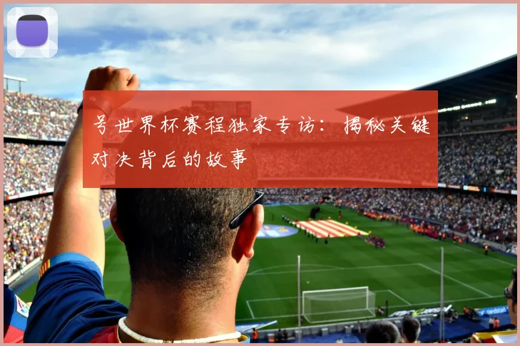 号世界杯赛程独家专访:揭秘关键对决背后的故事